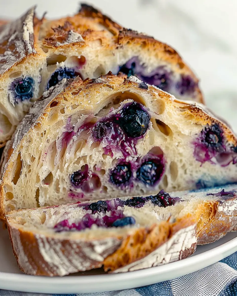 Lemon Blueberry Sourdough Bread: A Delightfully Tangy Treat