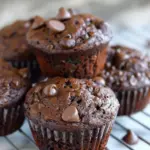 Double Chocolate Zucchini Muffins
