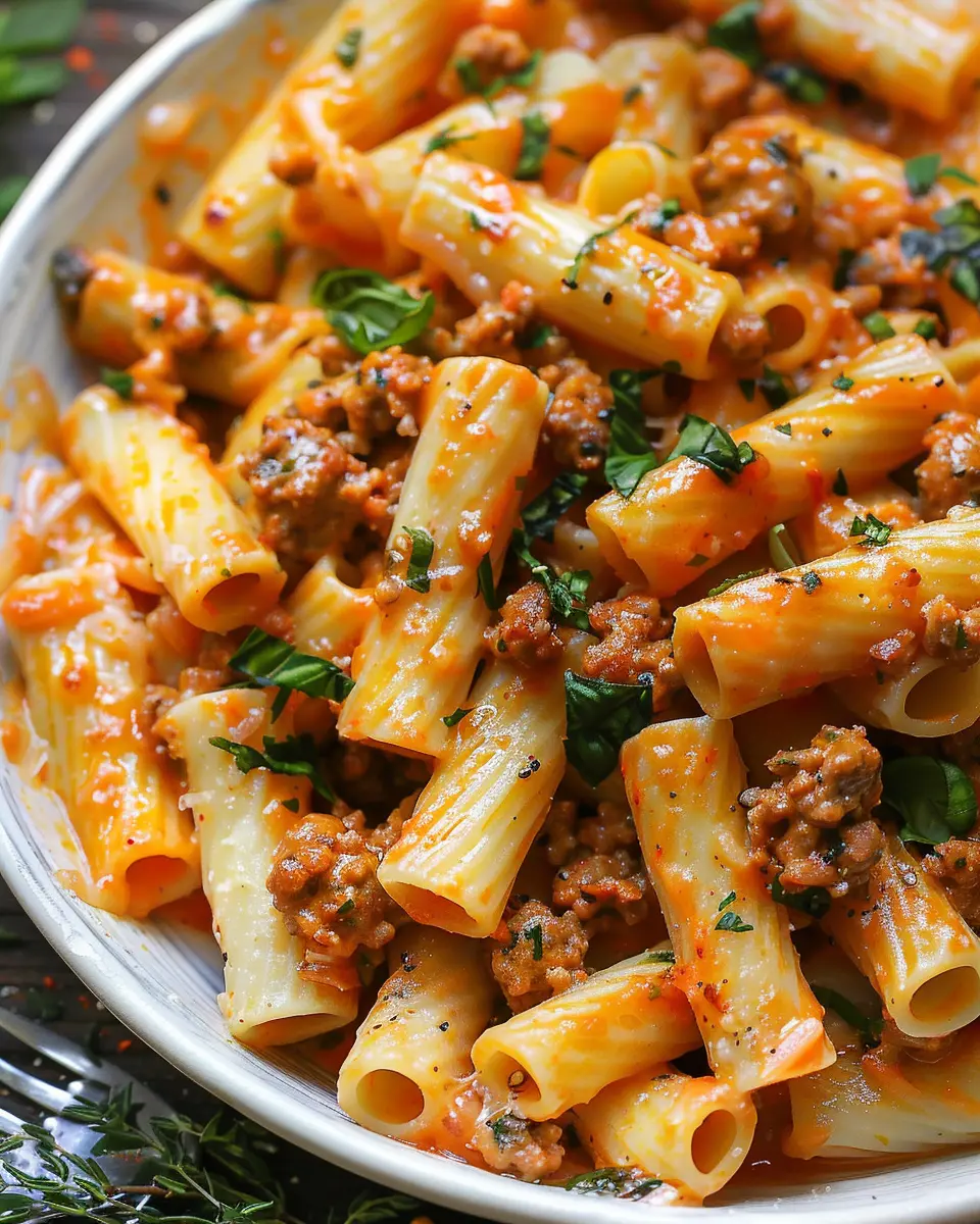 Creamy Sausage Rigatoni: An Easy Comfort Food Delight