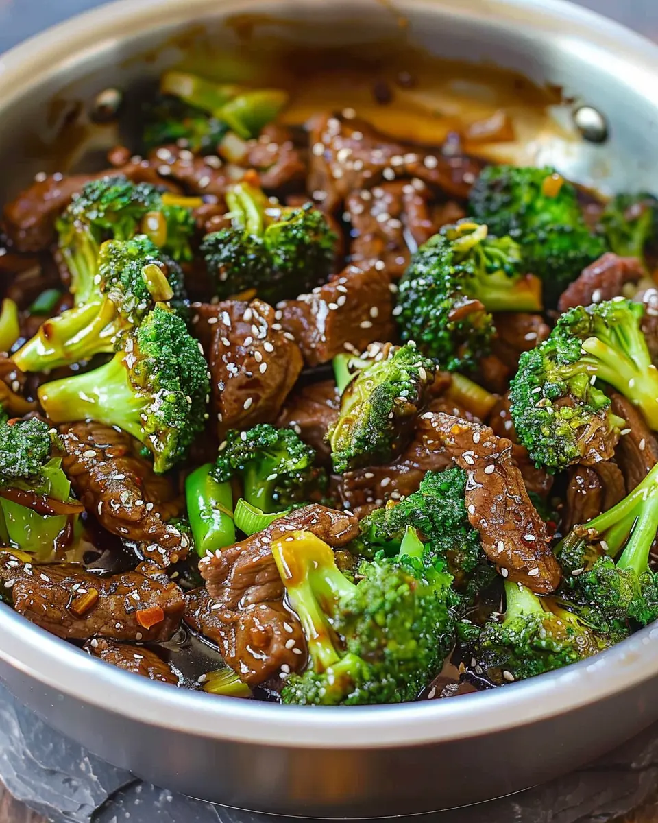 Chinese Beef and Broccoli: Easy One Pan Take-Out Delight