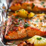 Baked Pineapple Salmon