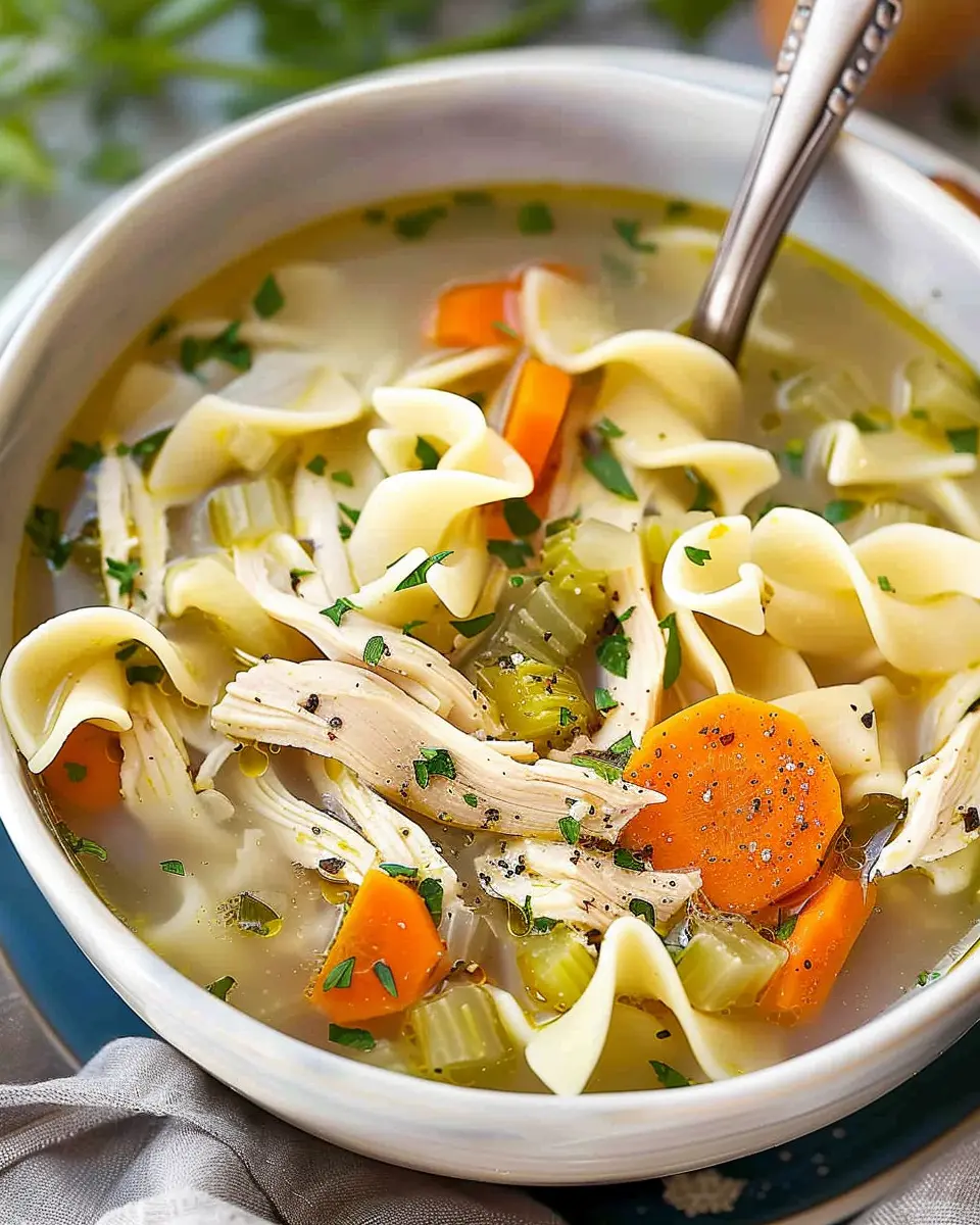 Homemade Chicken Noodle Soup: The Best Comfort Food Recipe