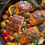 one-pan Mediterranean salmon