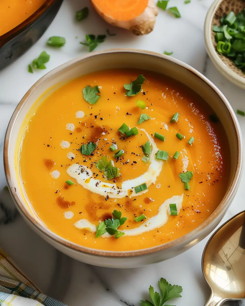 Carrot and Ginger Soup: A Cozy, Healthy Classic You’ll Love
