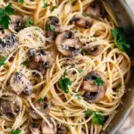 Mushroom Garlic Butter Pasta