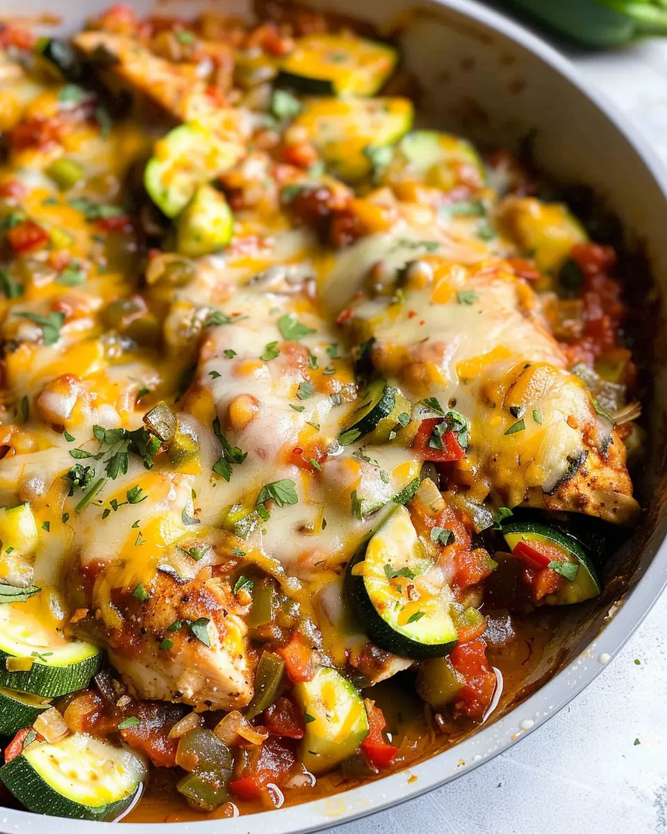 Tex Mex Chicken and Zucchini Recipe: A Juicy and Easy Dinner Delight