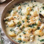 Creamy Chicken and Gnocchi Soup