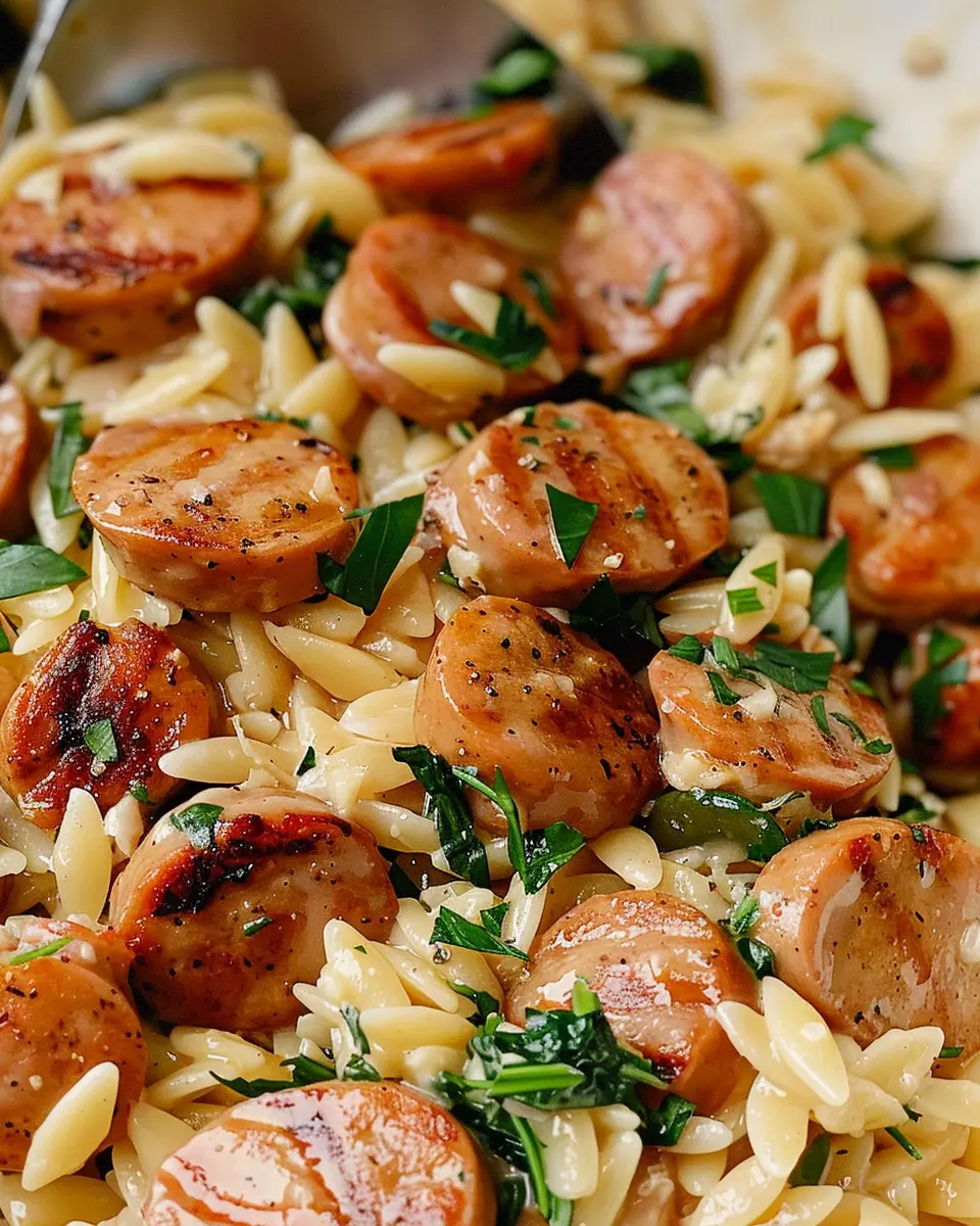 Creamy Chicken Sausage Orzo: A Cozy, Indulgent Recipe for All