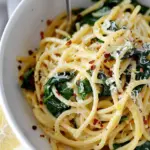 Lemon Spinach Pasta