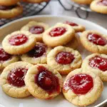 Strawberry Thumbprint Cookies