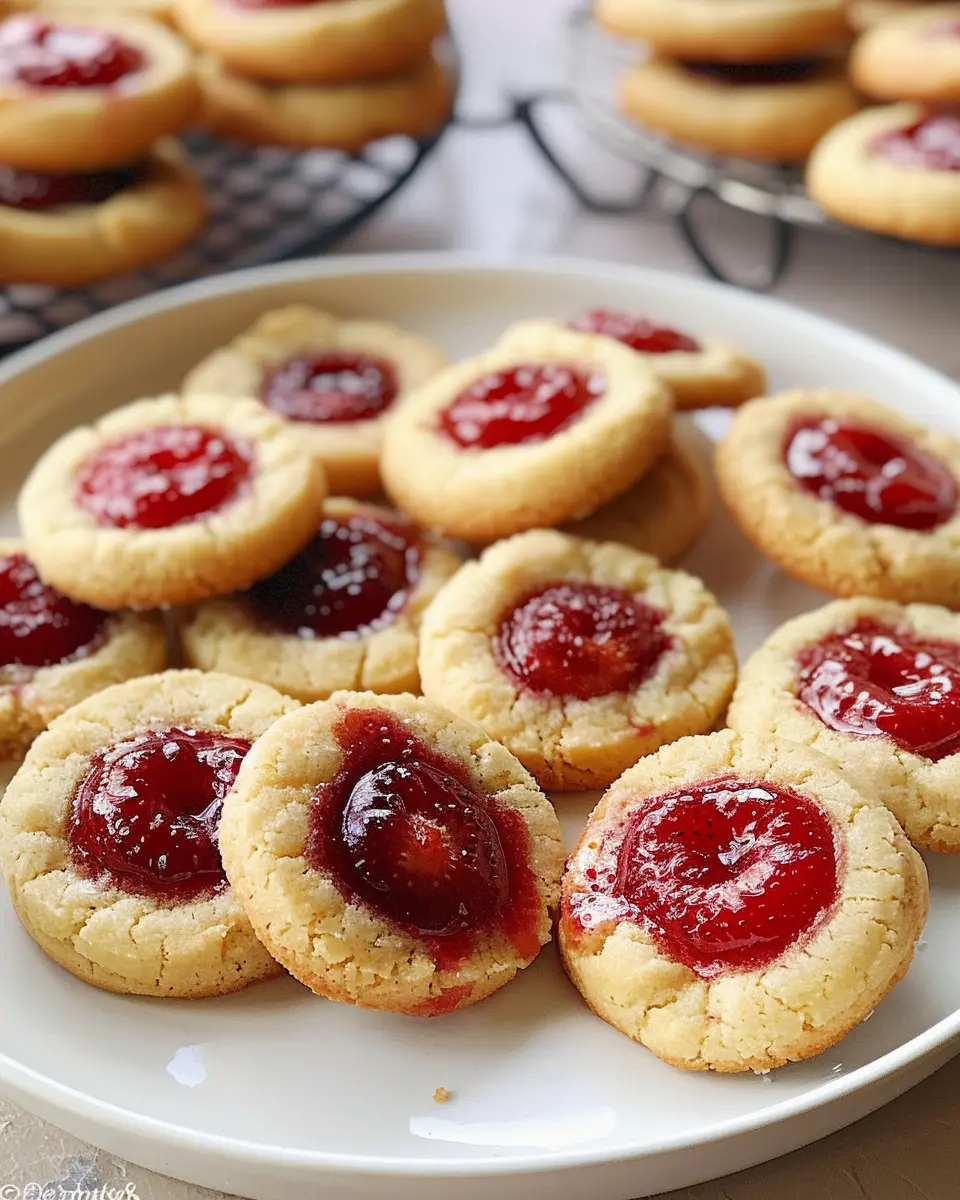 Strawberry Thumbprint Cookies: The Best Homemade Treats