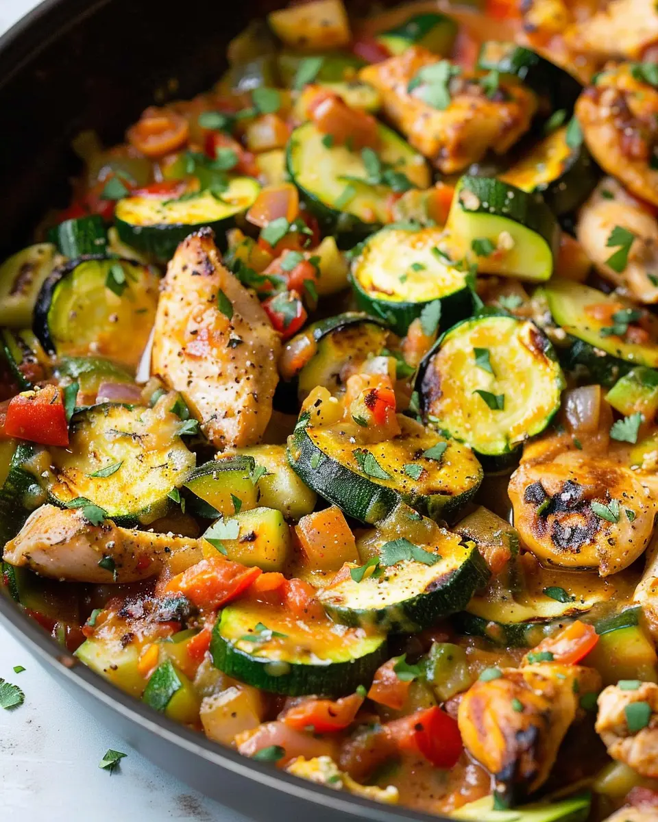 Tex Mex Chicken and Zucchini Recipe: A Quick and Flavorful Delight