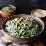Creamed Spinach with Water Chestnuts