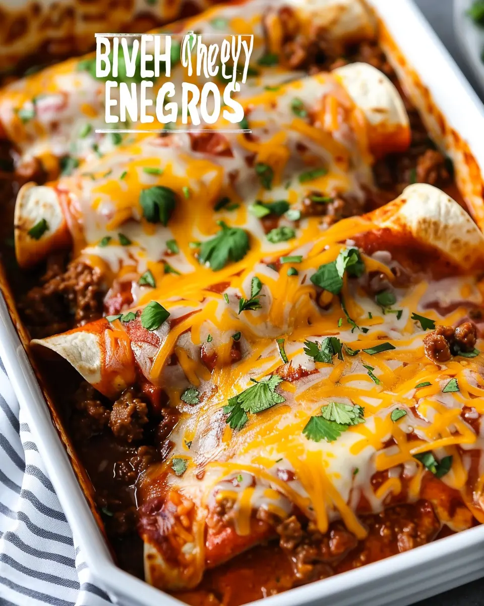 Easy Cheesy Ground Beef Enchiladas Your Family Will Love