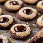 Chocolate Thumbprint Cookies