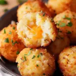 Air Fryer Cheesy Mashed Potato Balls
