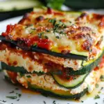 Delicious Layered Zucchini Ricotta Melts with Marinara