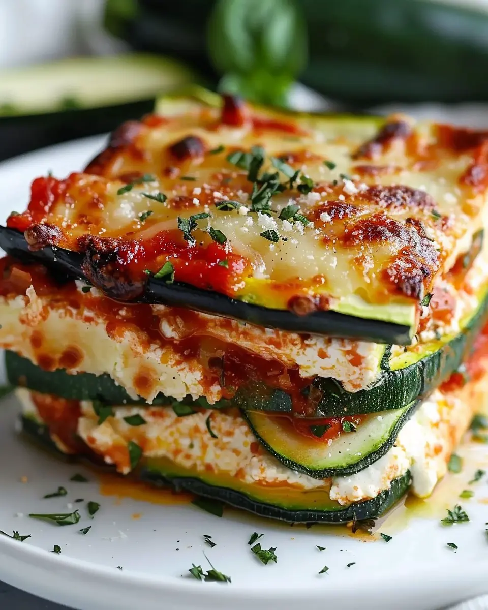 Layered Zucchini Ricotta Melts: Easy Delights with Marinara