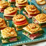 Ritz Cracker Party Sandwiches