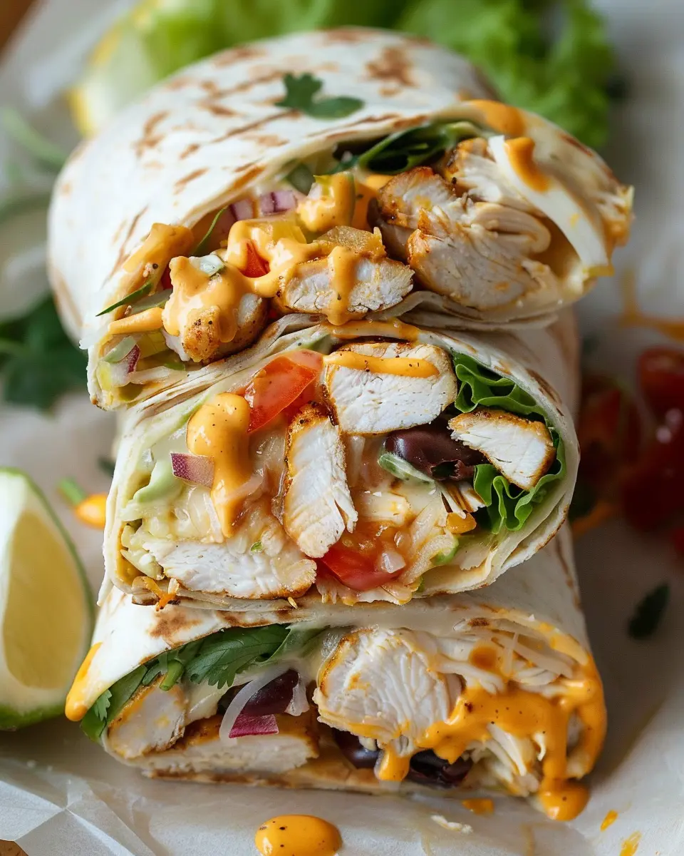 Chipotle Ranch Grilled Chicken Burrito: Easy Homemade Delight