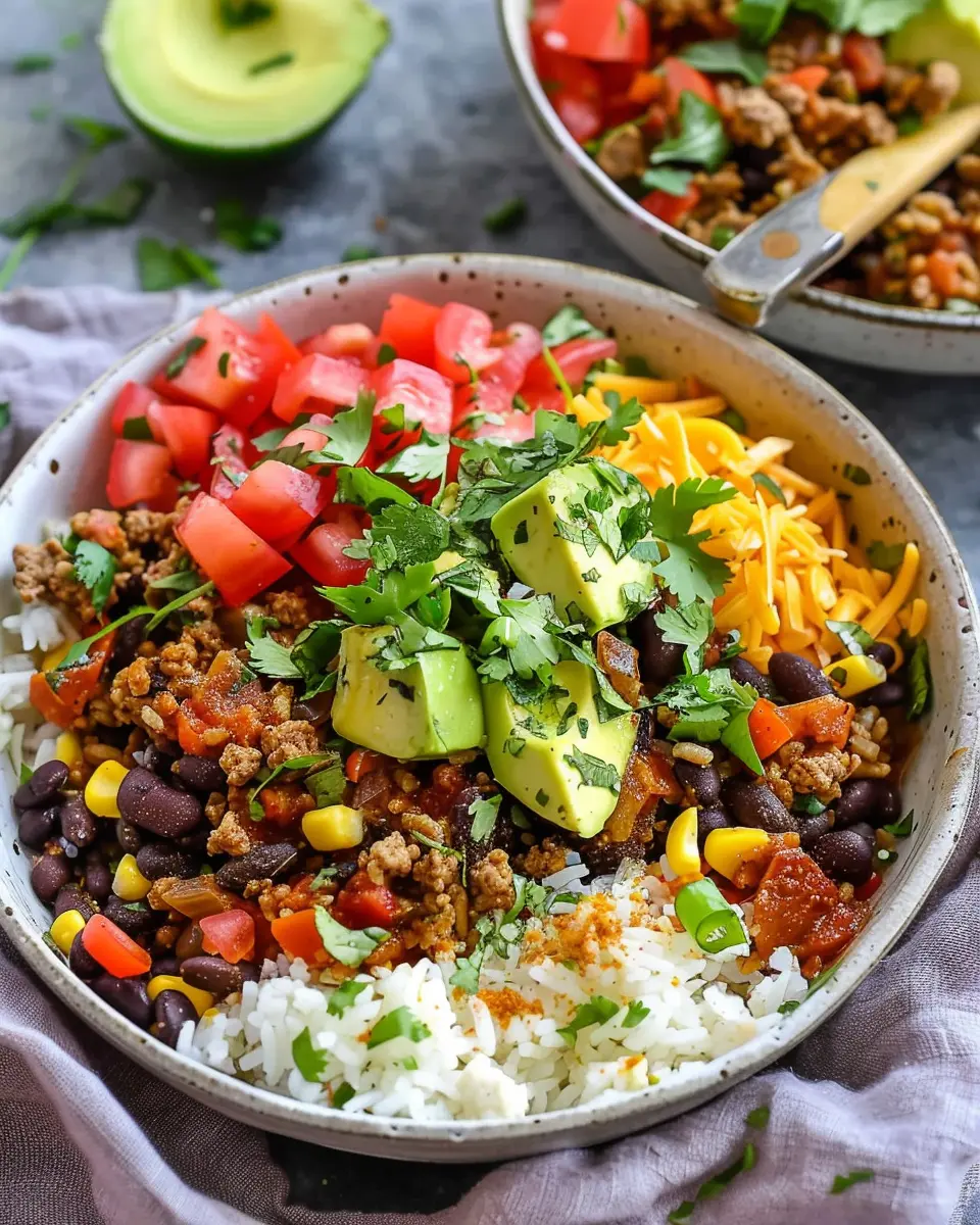 Easy Taco Rice Bowl: A Flavorful Escape from Fast Food