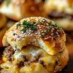 Garlic Parmesan Cheeseburger Bombs Recipe
