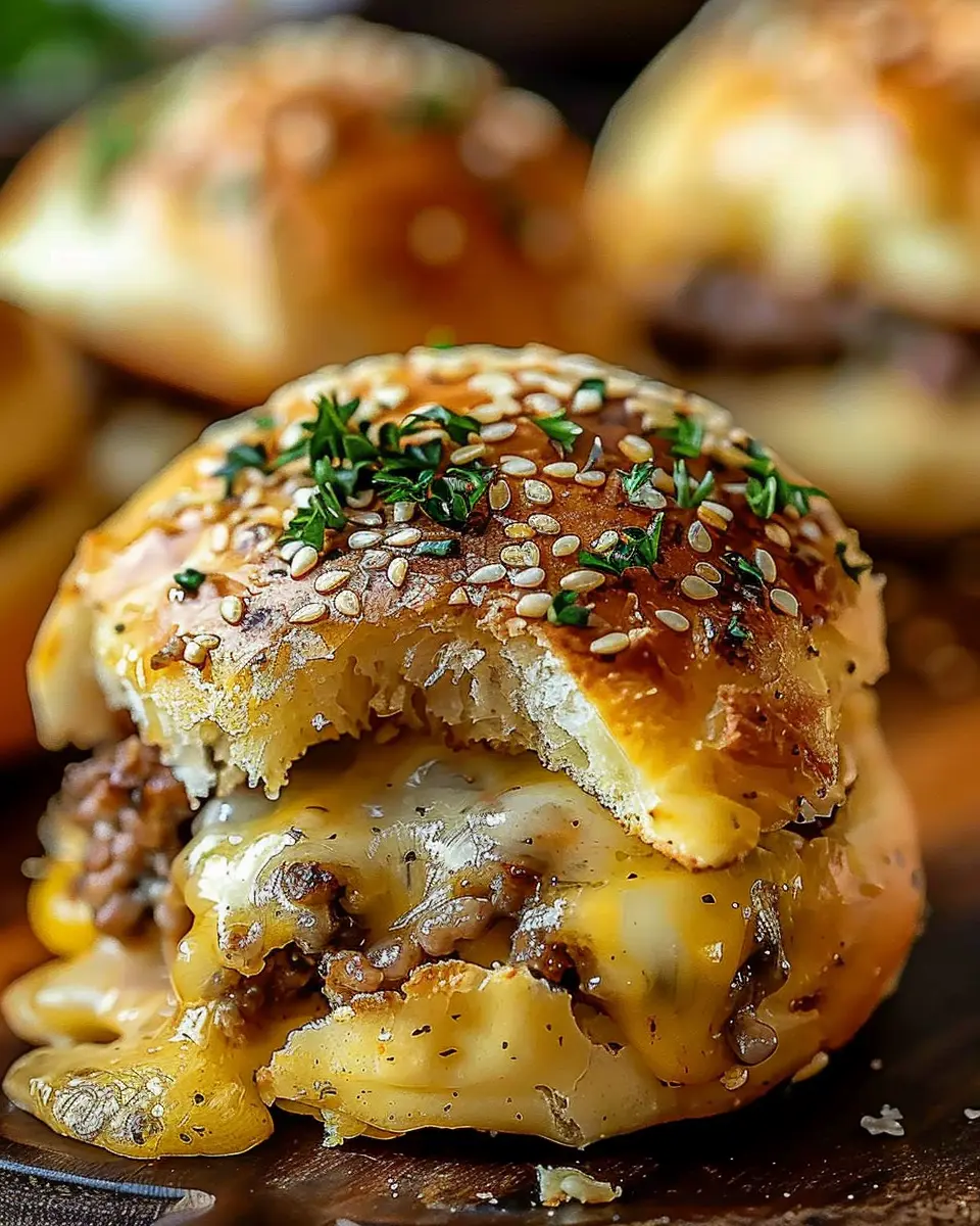 Garlic Parmesan Cheeseburger Bombs Recipe: Easy Indulgence at Home