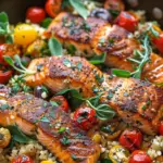 one-pan Mediterranean salmon