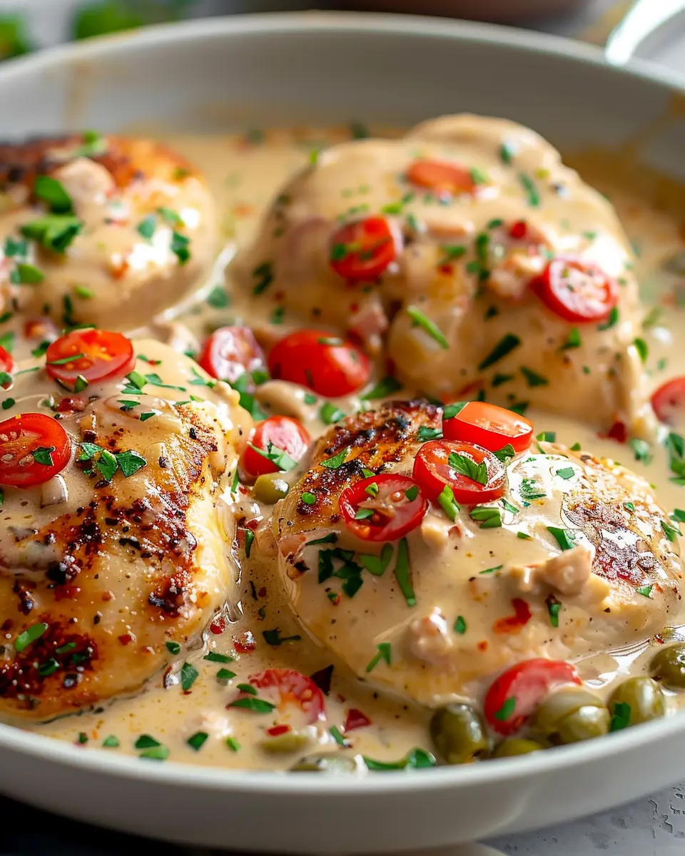 Creamy Pepperoncini Chicken Skillet: A Deliciously Easy Recipe