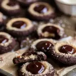 Chocolate Thumbprint Cookies