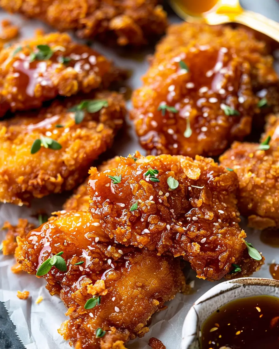 Baked Crunchy Hot Honey Chicken Recipe: A Simple Indulgence