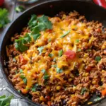 Cheesy Taco Rice Skillet