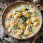 Creamy Chicken and Gnocchi Soup