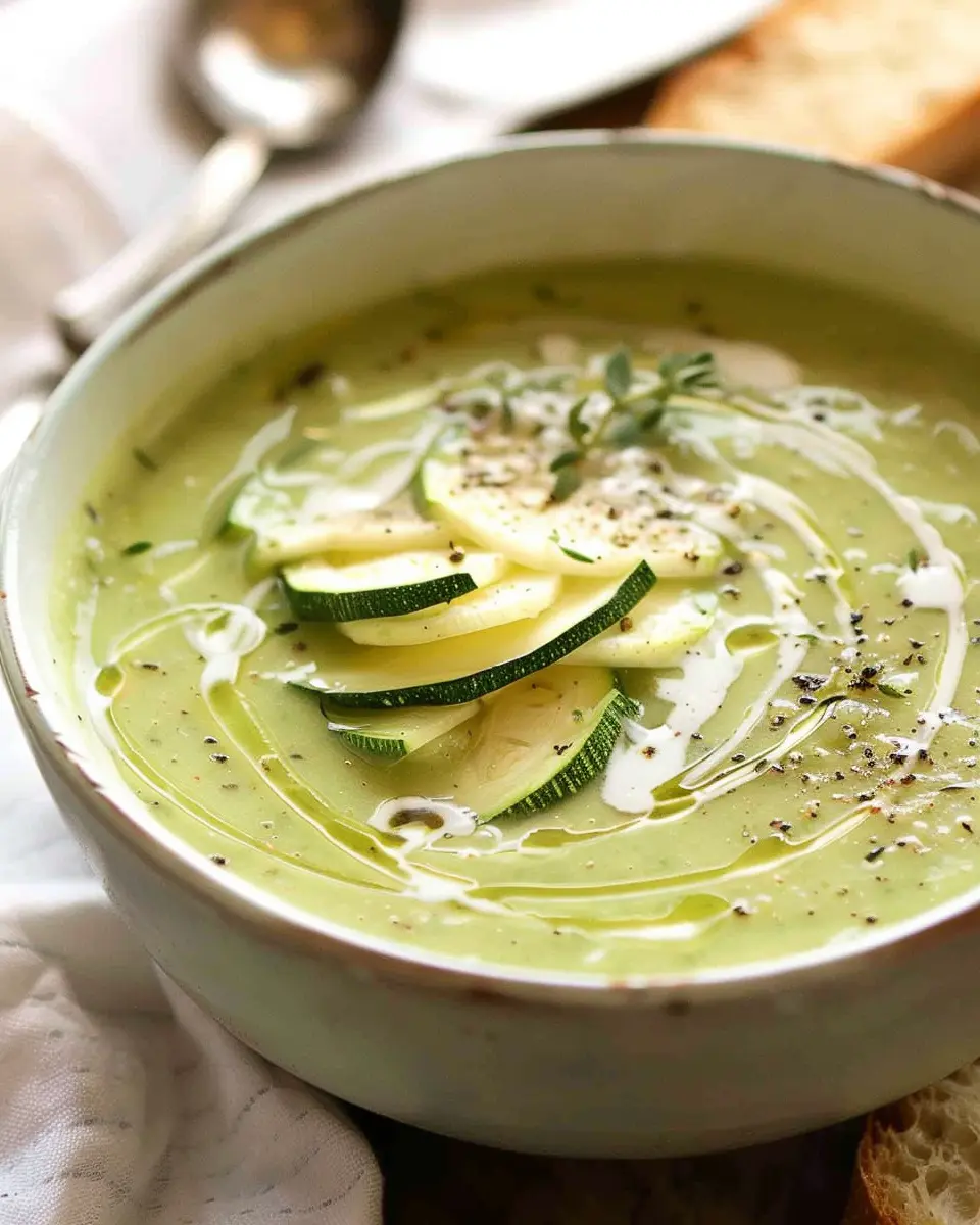 Creamy Zucchini Soup: The Best Comforting Recipe for Home Cooks