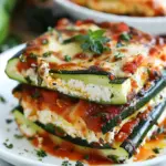Delicious Layered Zucchini Ricotta Melts with Marinara