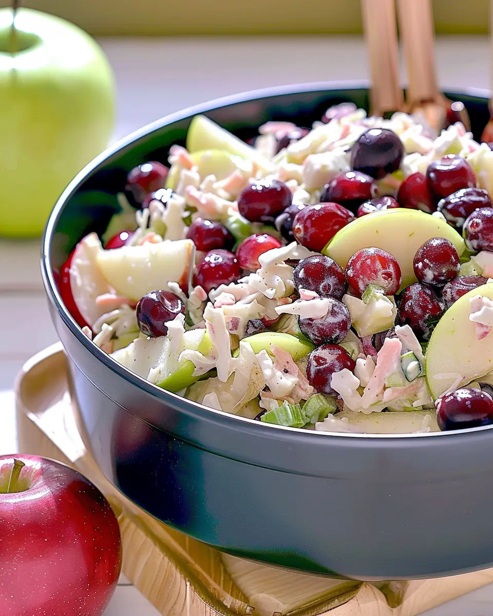 Apple Cranberry Coleslaw Recipe: A Fresh Twist with Turkey Bacon