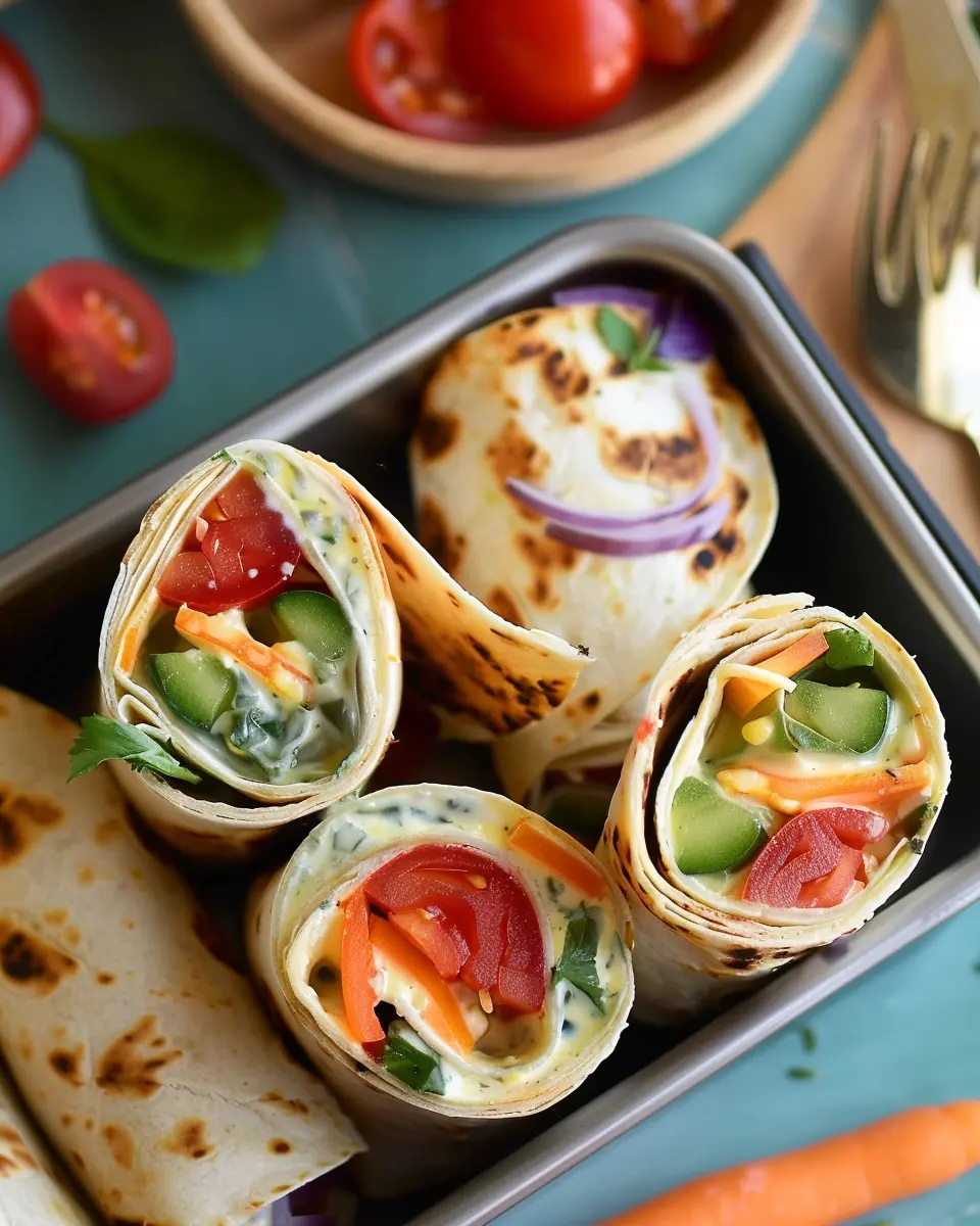 Vegetable Cream Cheese Tortilla Roll Ups: Easy & Delicious Snack Ideas