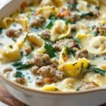 Creamy Sausage and Tortellini Soup