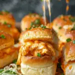 Sheet Pan Buffalo Chicken Sliders