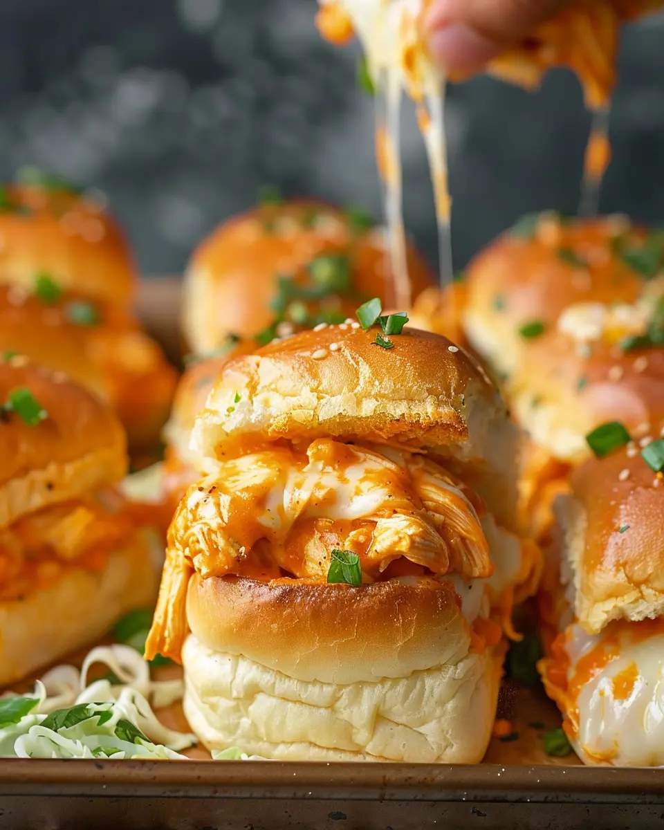 Sheet Pan Buffalo Chicken Sliders with Turkey Bacon: Easy and Delicious