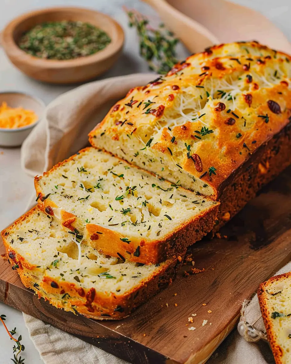 herb and cheese bread: a quick bread that’s delightfully easy