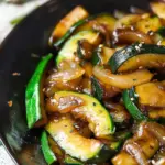 Simple Hibachi Vegetables (Sautéed Zucchini and Onions)