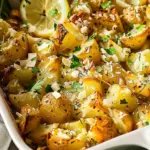 Baked-Feta Potatoes with Lemon