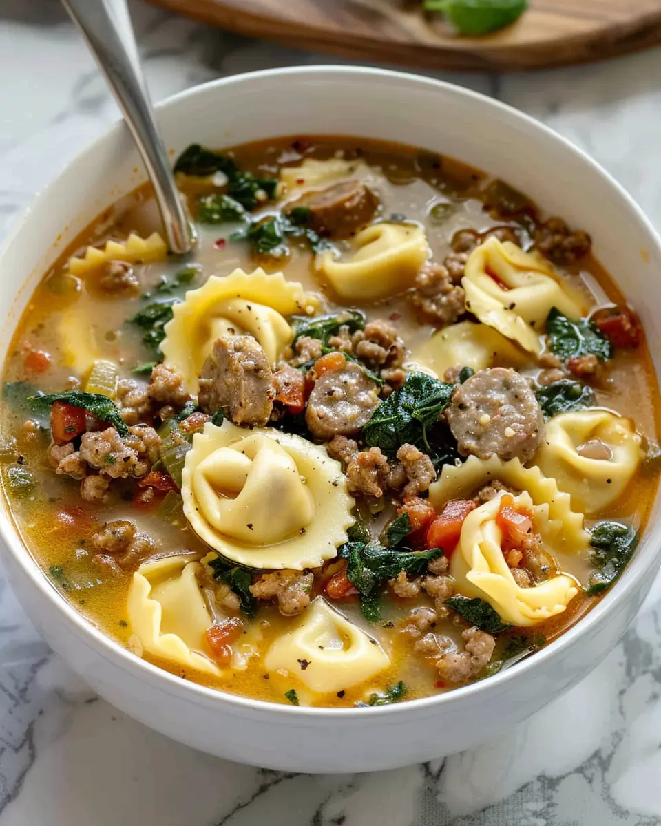 Sausage Tortellini Soup: A Cozy, Flavorful Dinner Delight