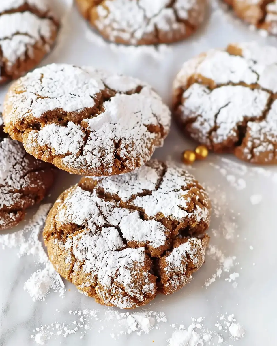 Gingerbread Crinkle Cookies: Easy Festive Treats for Everyone