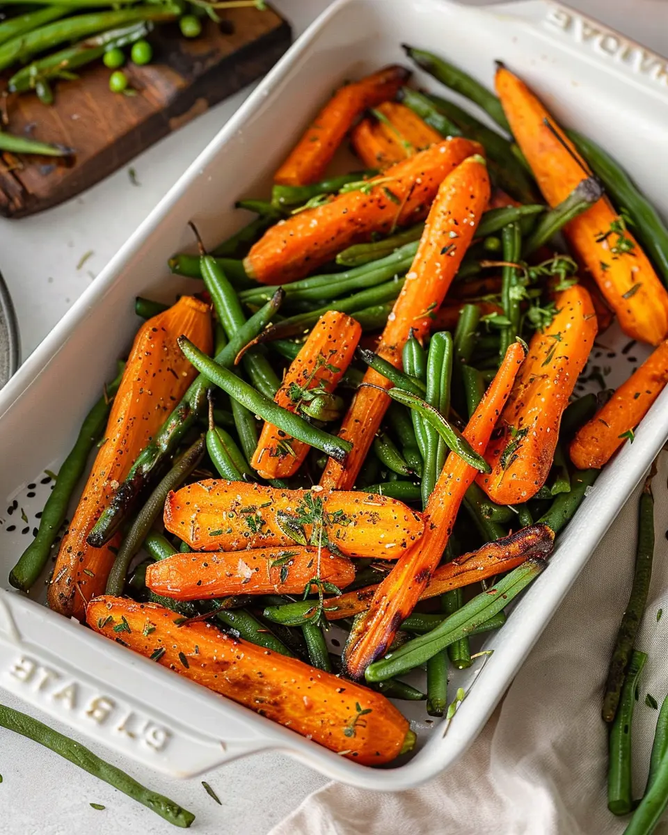 Roasted Carrots and Green Beans: The Best Easy Side Dish Recipe