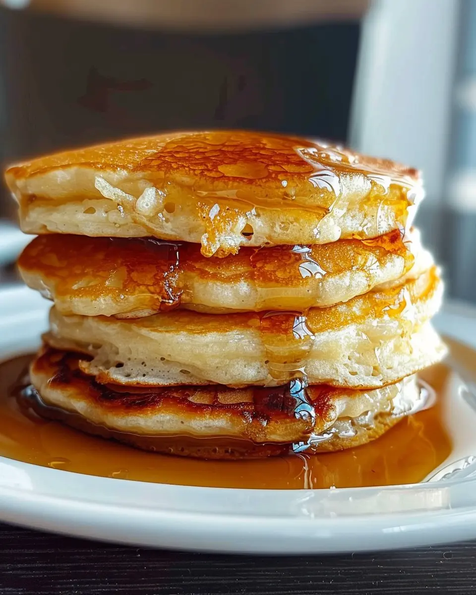 Fluffy Homemade Pancakes Recipe for a Delightful Morning Treat