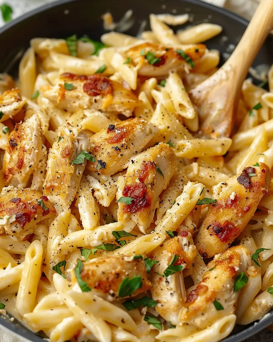 Marry Me Chicken Pasta: Indulgent Comfort with Turkey Bacon