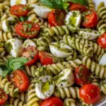 Pesto Caprese Pasta Salad