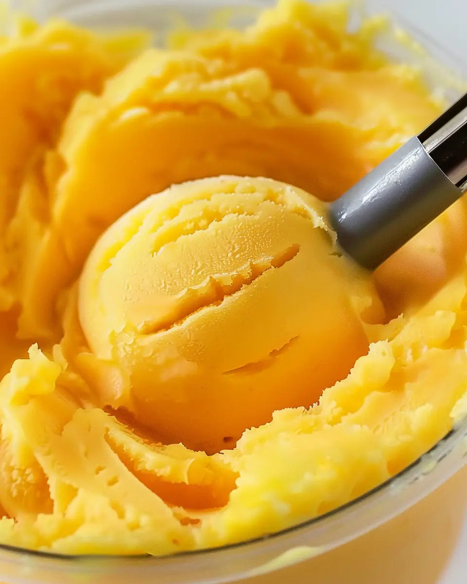 Easy Ninja Creami Mango Sorbet: Refreshing Homemade Delight
